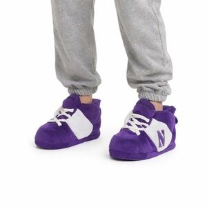 Northwestern University Comfy Feet Slippers XL Women Men Unisex Purple White